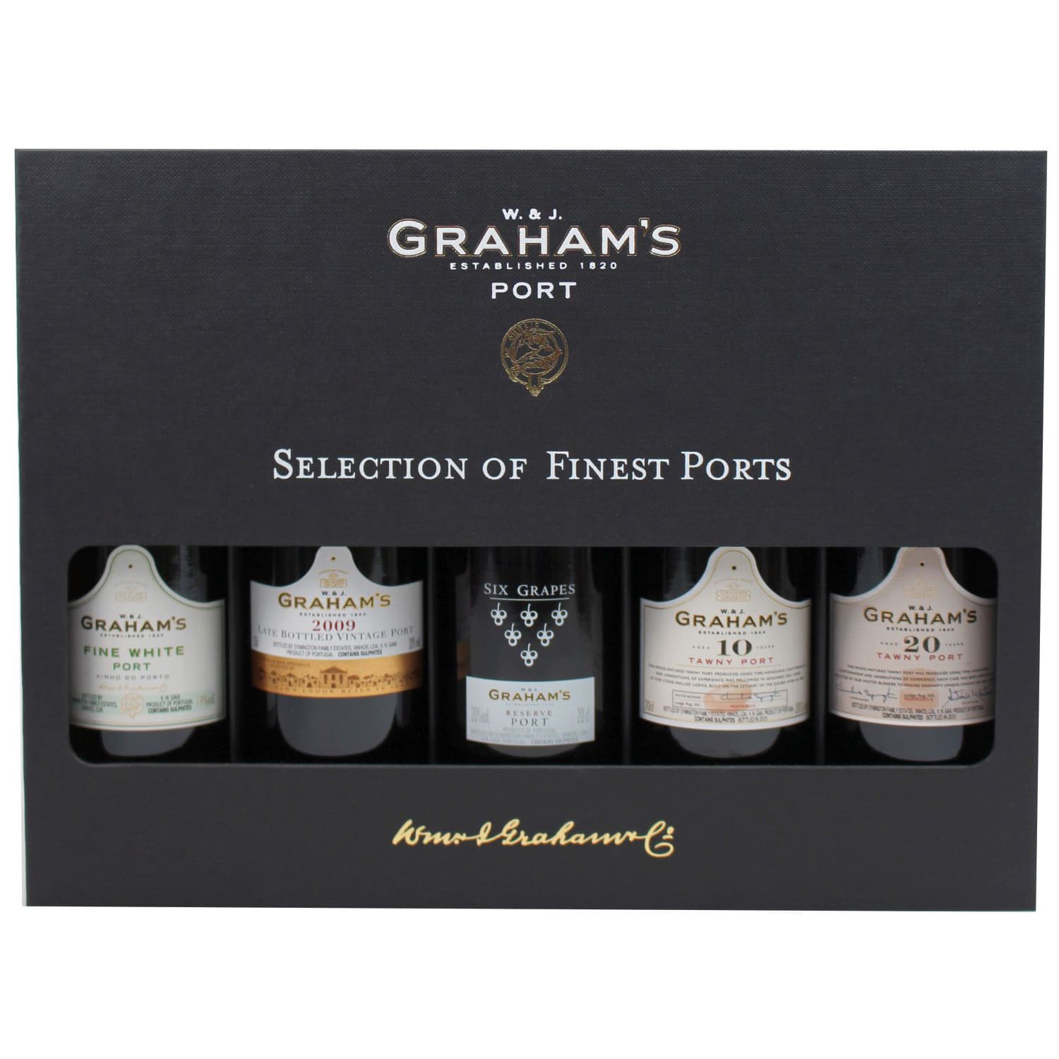 Selection of Finest Ports - Graham's Port - 5 x 0,20 l