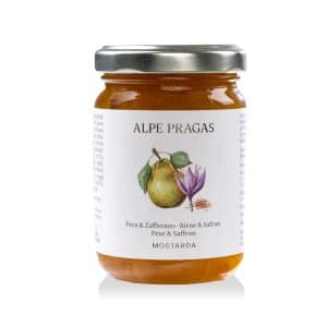 Mostarda Birne & Safran – 160g – Alpe Pragas Südtirol