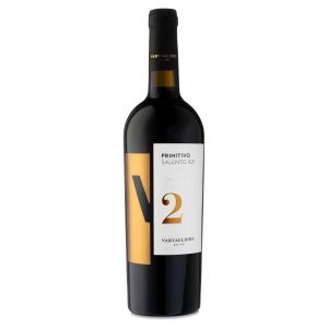 Flasche Primitivo del Salento V2 von Varvaglione, Apulien, Italien, 0,75 l