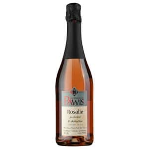 Flasche Rosalie Sekt Alkoholfrei vom Weingut Bernard Pawis aus Saale-Unstrut.