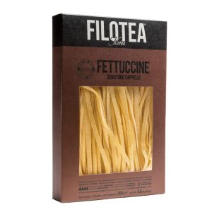 Packung Fettuccine Senatore Cappelli von Filotea aus Italien – feine italienische Bandnudeln aus hochwertigem Hartweizen, 250 g.
